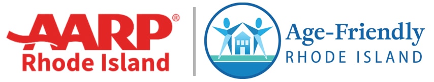 AARP and Age-Friendly RI Logos