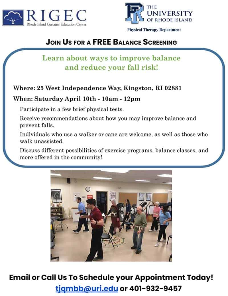 Balance Day - April 10th - URI PT