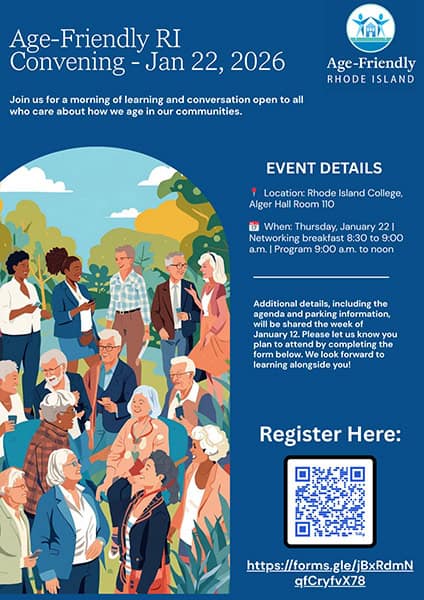 Flyer - Age-Friendly RI Convening January 22 2026