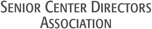 Senior Center Directors Association logo.