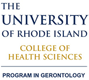 URI Health Sciences, Genrontology logo.