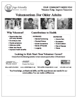 Image of Volunteerism Flyer